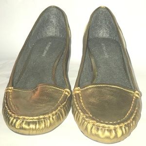 Bronze Metallic Gold Shoes